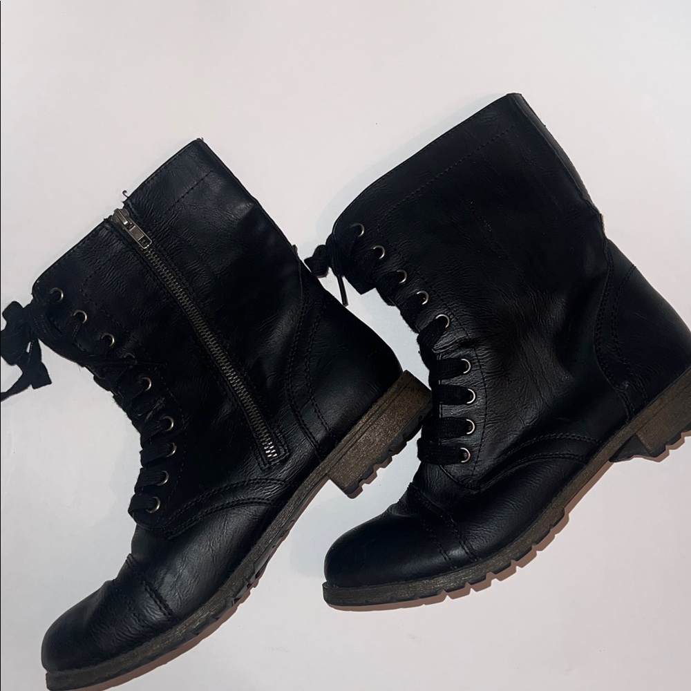 Black Combat Boots